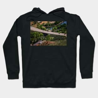 Road Picture With Tilt Shift Effect Hoodie